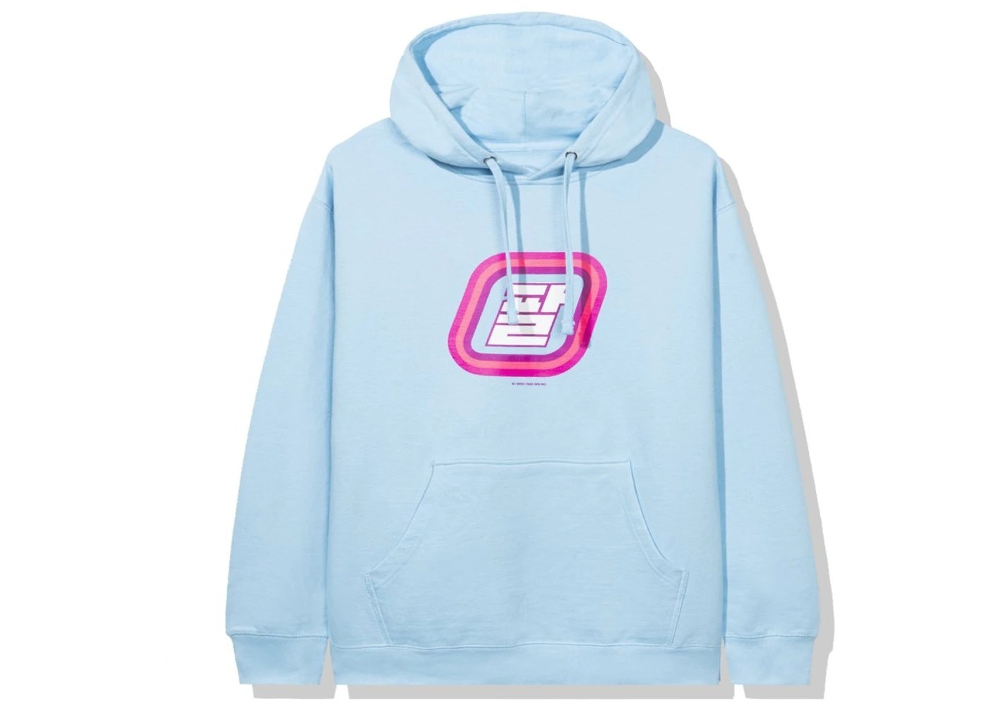 blue anti social social club hoodie