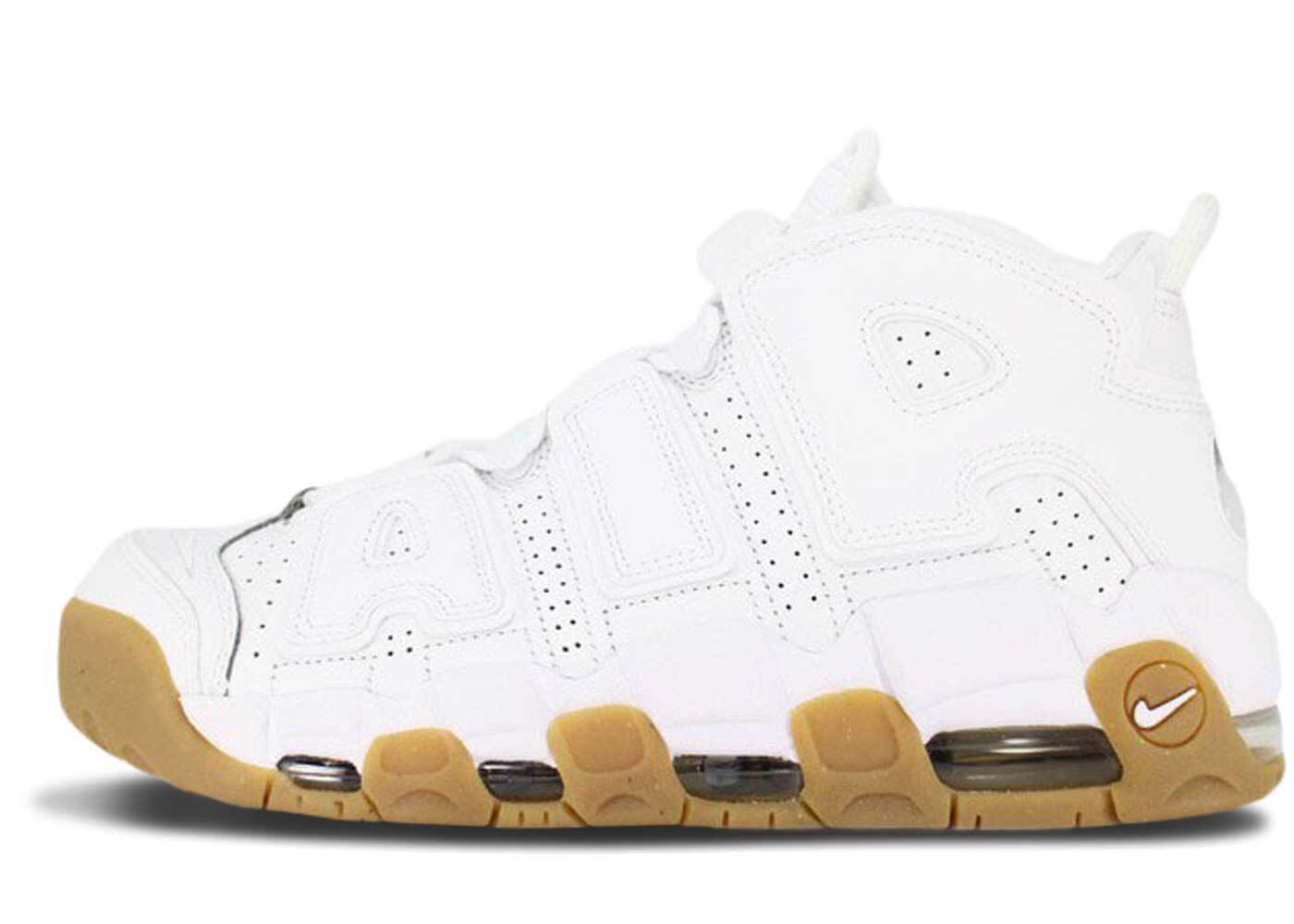 nike more uptempo white gum