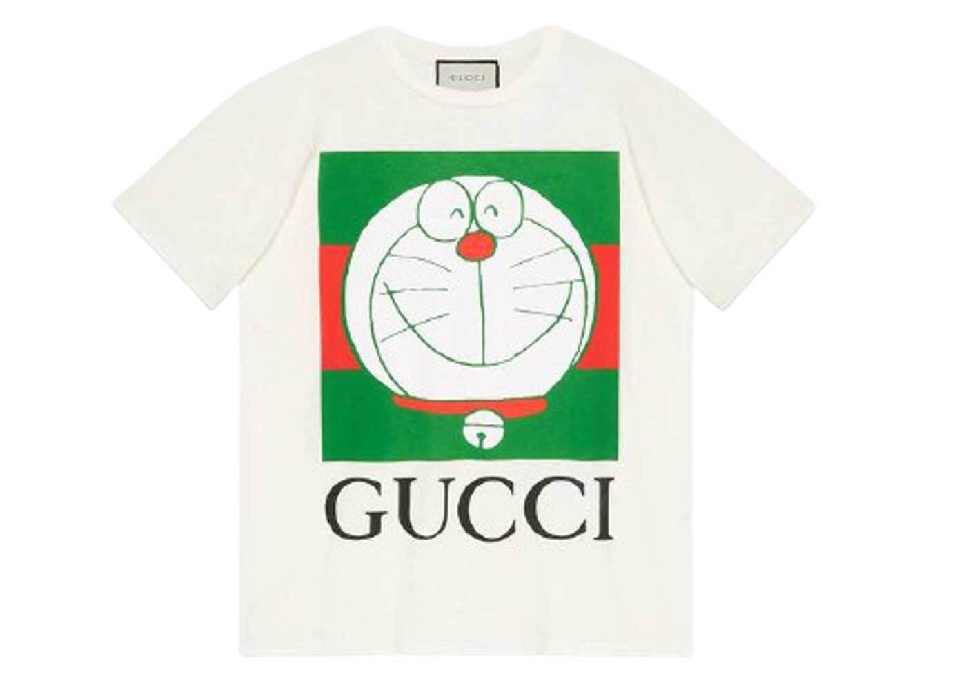 Doraemon X Gucci Cotton T Shirt Ivory Green 相場 プレ値情報 モノカブ