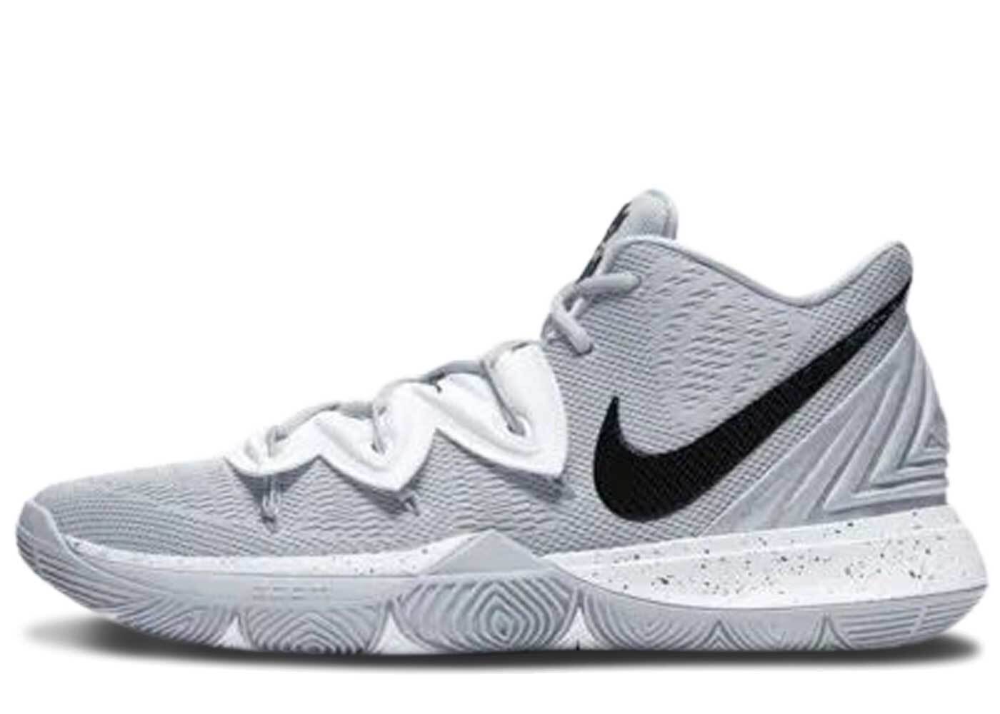 kyrie 5 grey and black