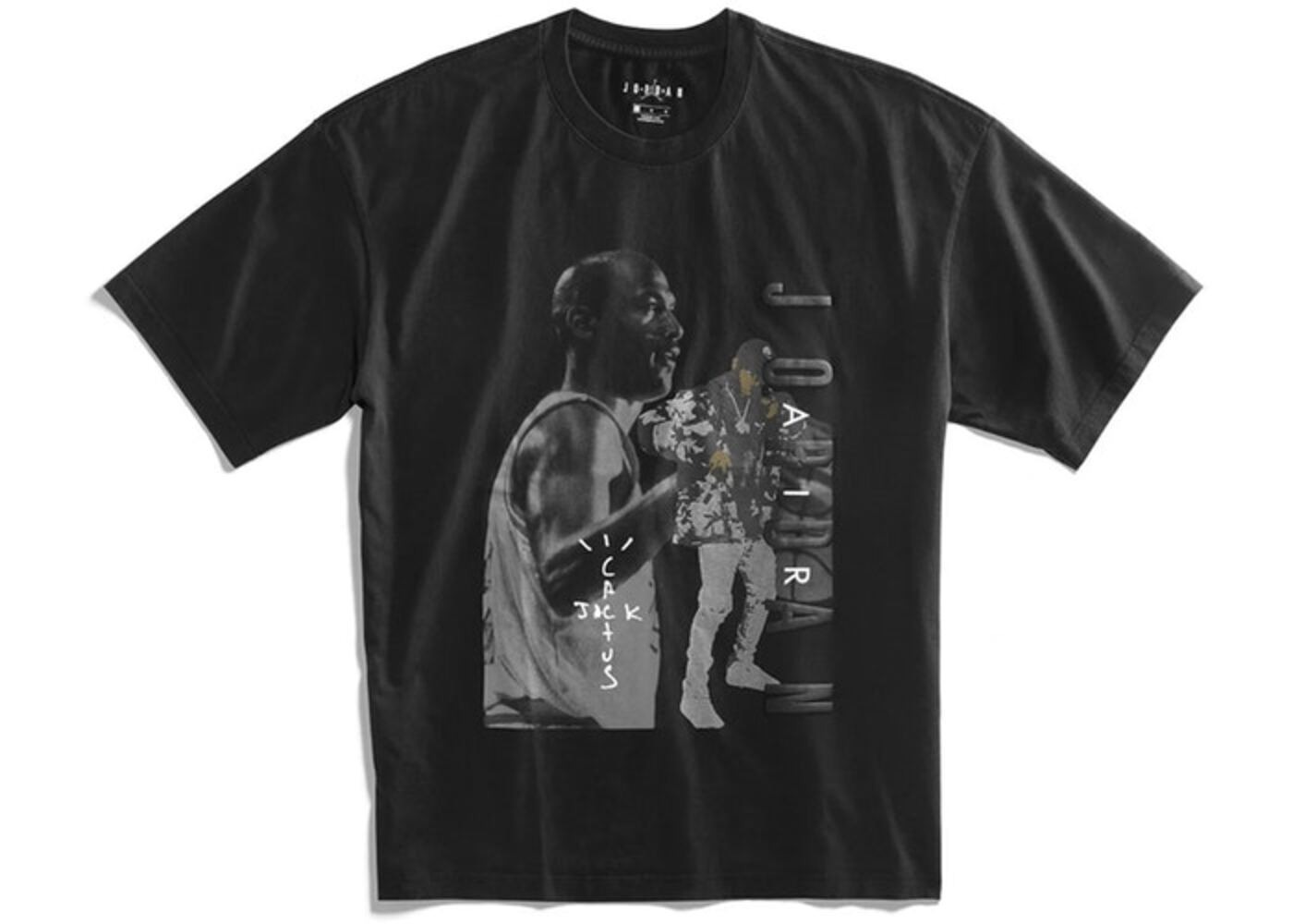 Travis Scott Ã Nike Jordan Tee Black ç¸å ´ã»ãã¬å¤æå ± -ã¢ãã«ã