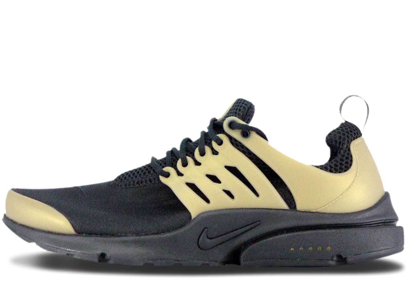 nike black metallic gold
