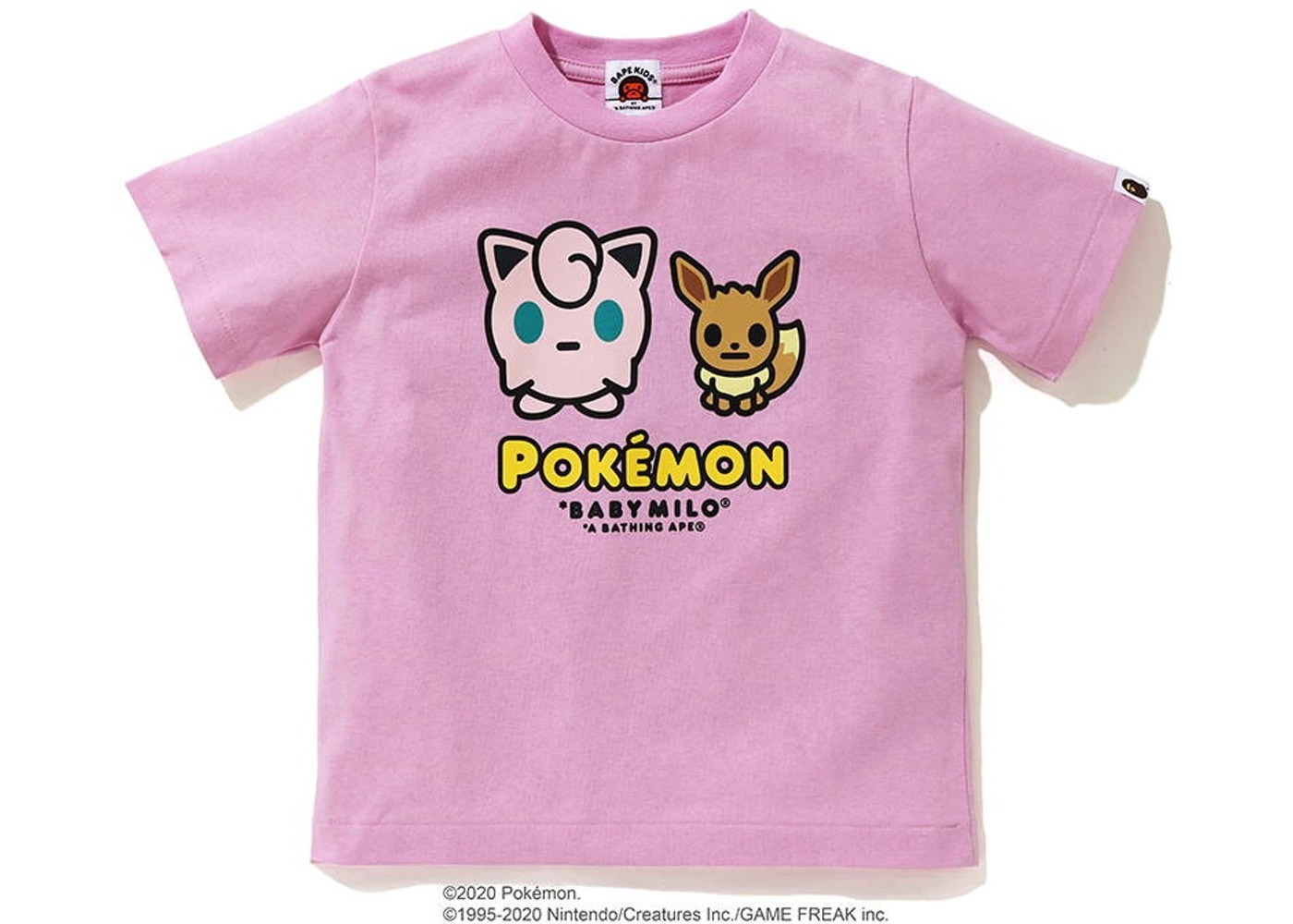 Bape X Pokemon Ladies Jigglypuff Eevee Tee 4 Pink Fw を安心売買 モノカブ