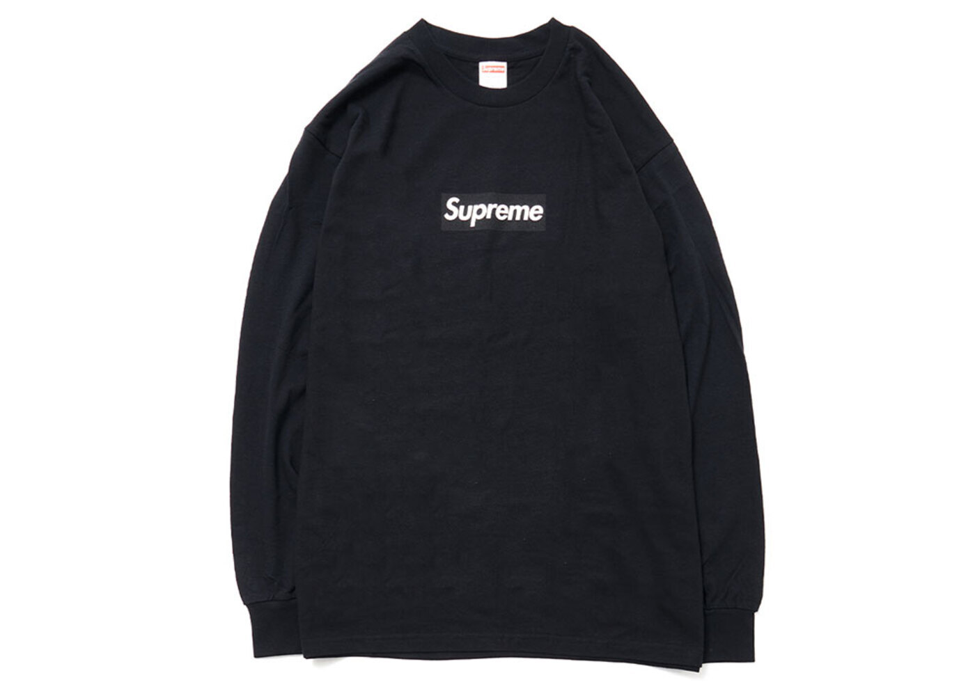 supreme black tee box logo