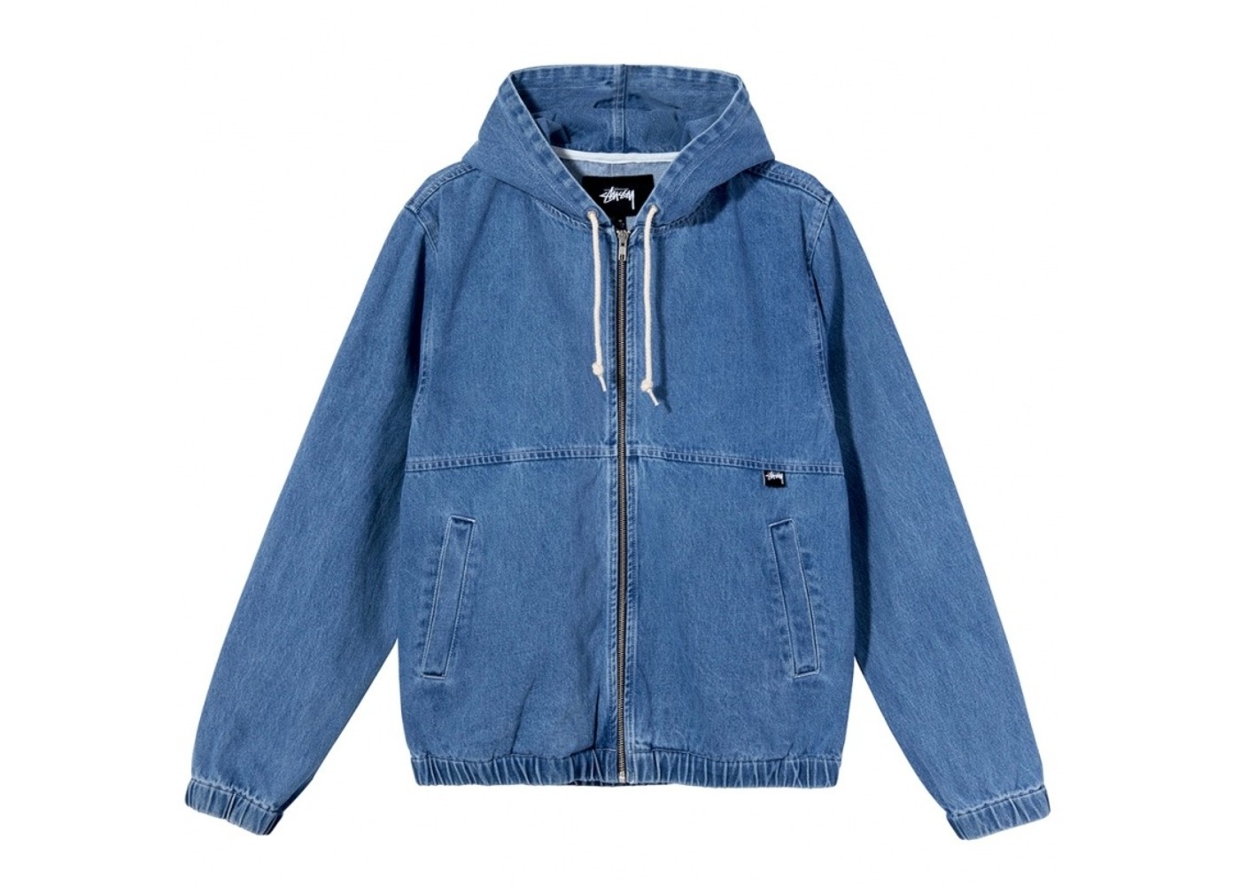 denim zip up jacket