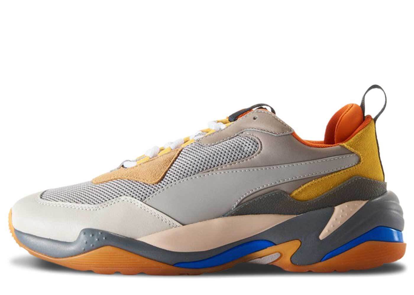 puma thunder spectra grey yellow