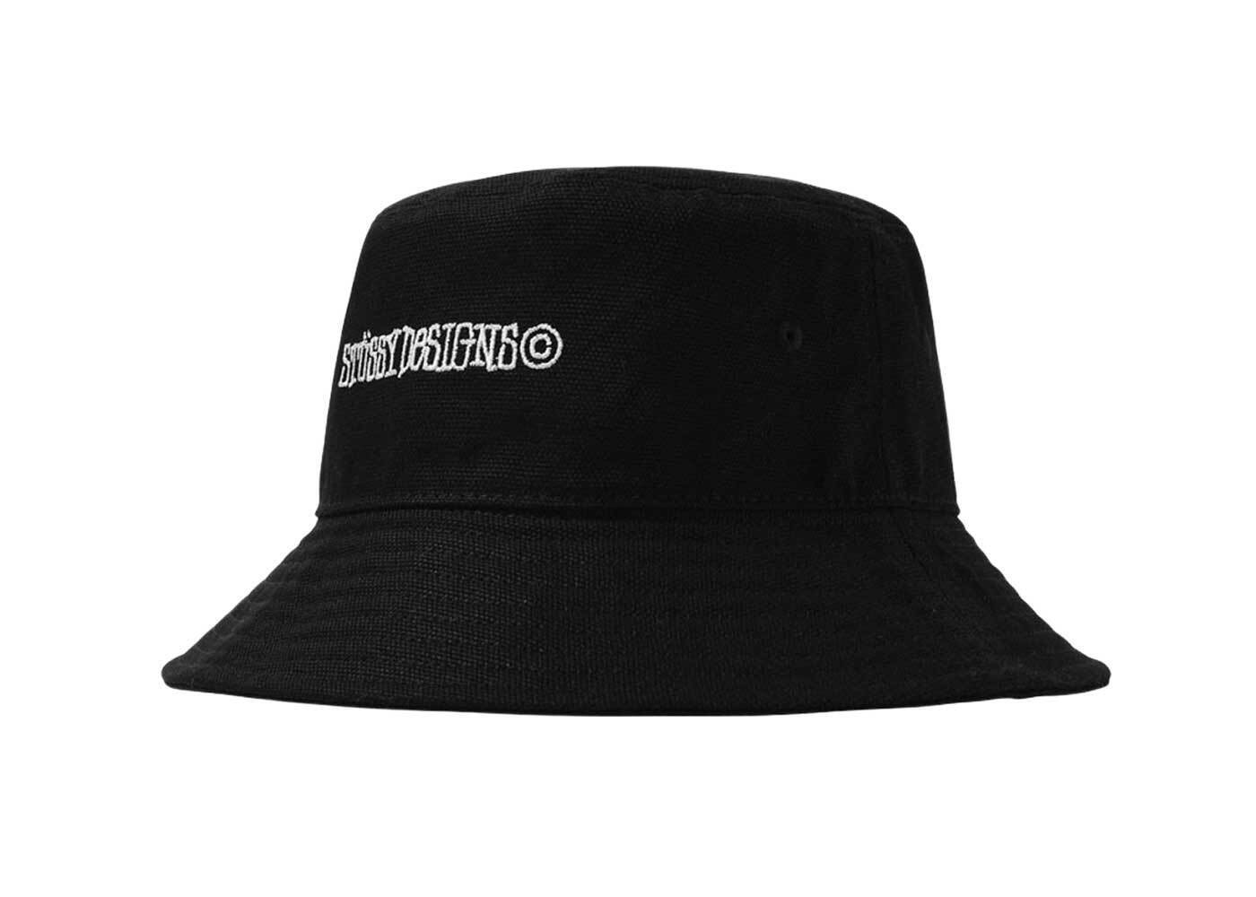 Stussy Canvas Wide Brim Bucket Hat 