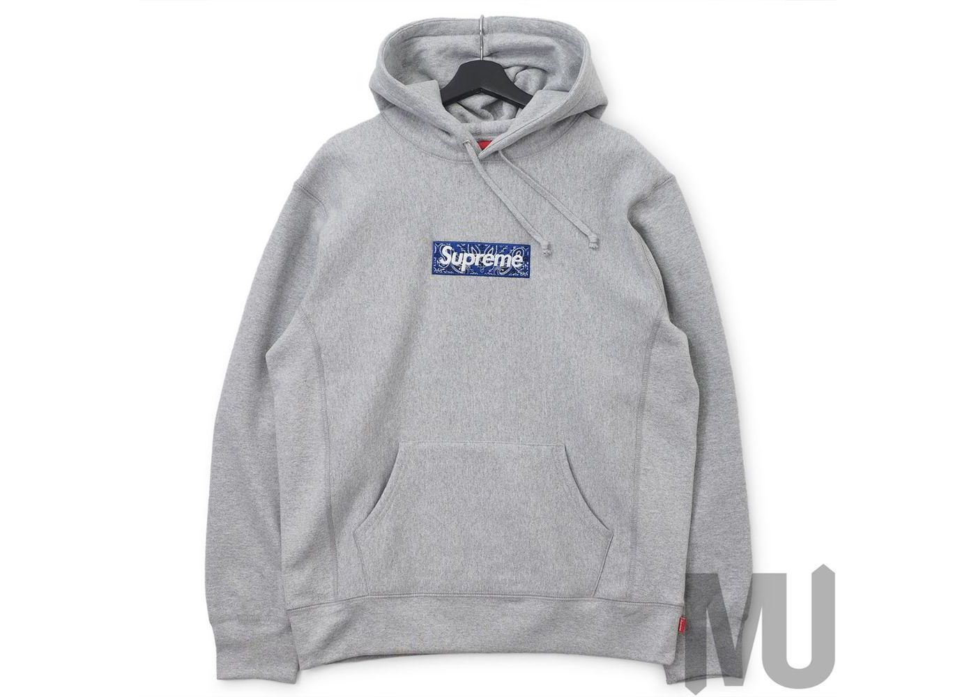 grey supreme sweatshirt