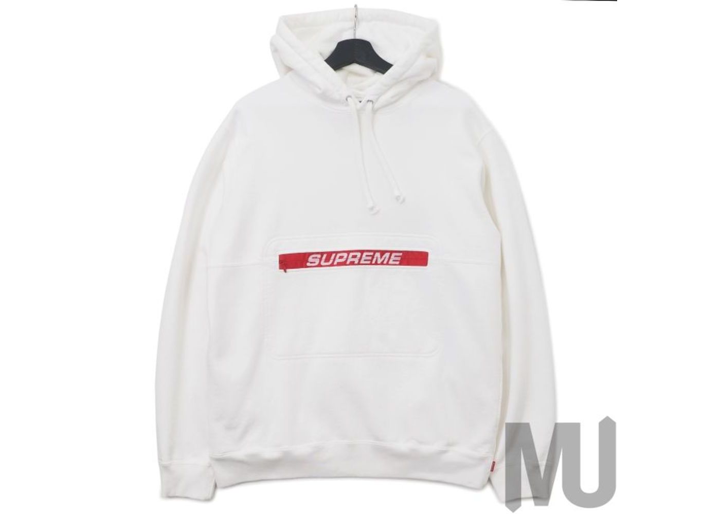 supreme zip pouch hooded