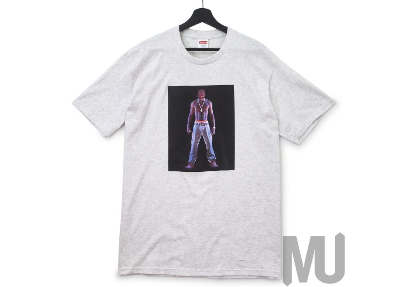 Supreme Tupac Hologram Tee Ash Greyを安 