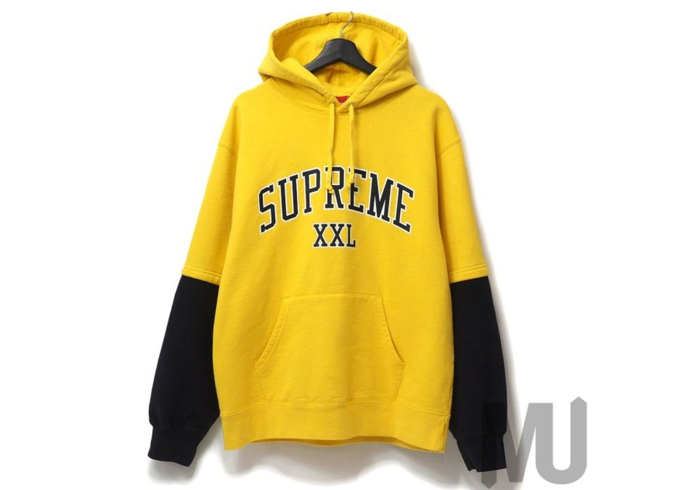 Supreme XXL Hooded Sweatshirt Yellow 相 