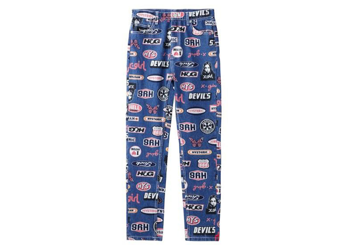 最低価格の 【エックスガールxヒステリックグラマー】ICONS PANTS 5 ...