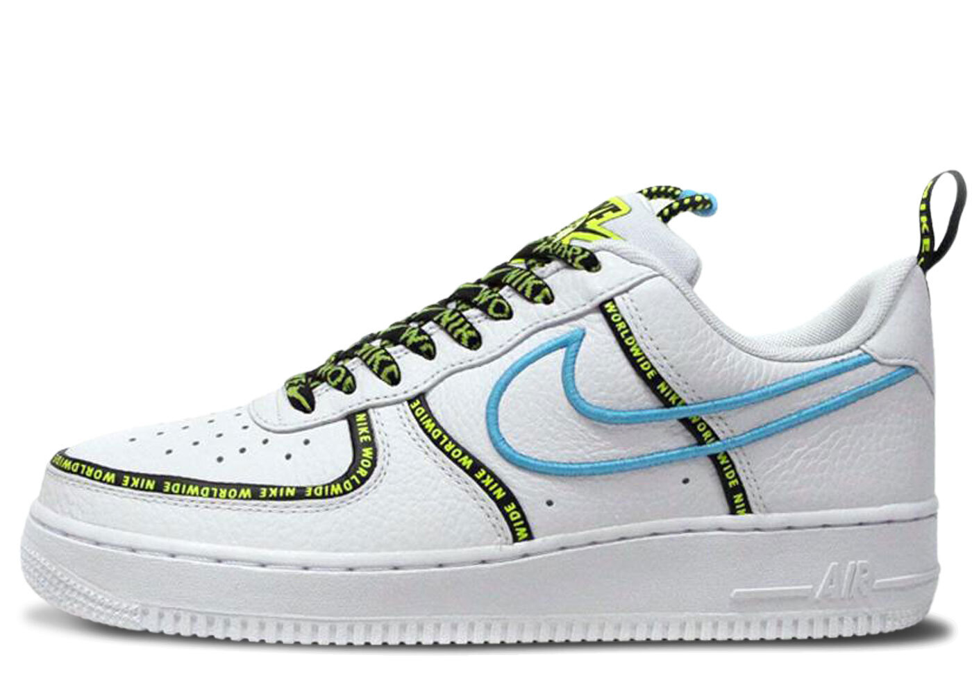 nike air force 1 low worldwide white blue fury