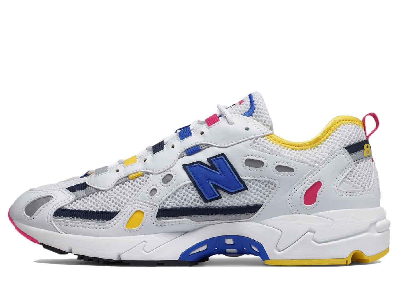 new balance 827 white atomic yellow