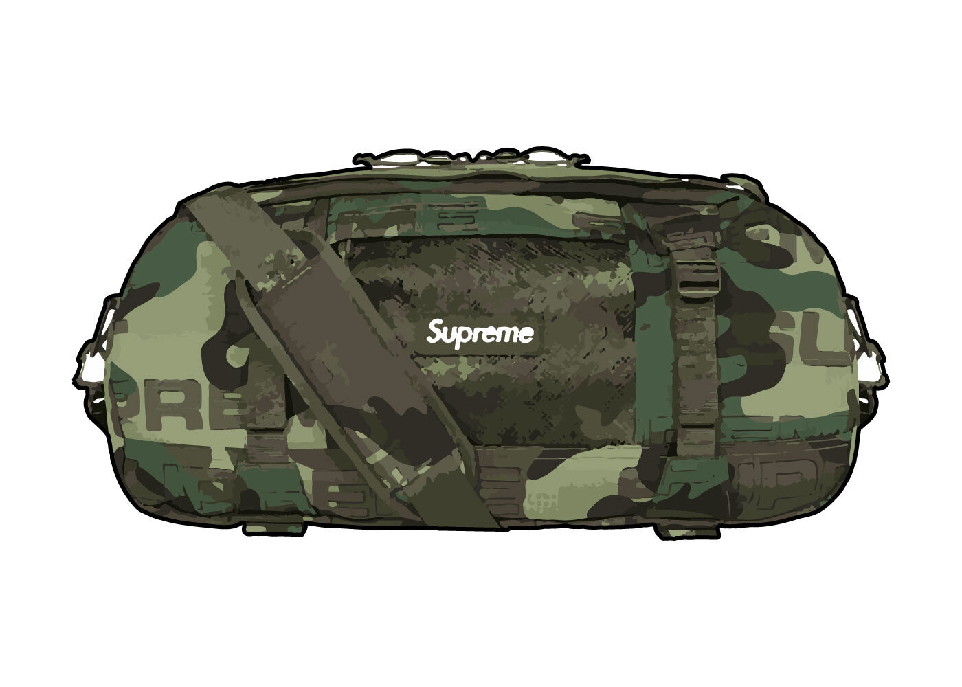 Supreme Duffle Bag Camo (FW21) 相場・プレ値情報 モノカブ