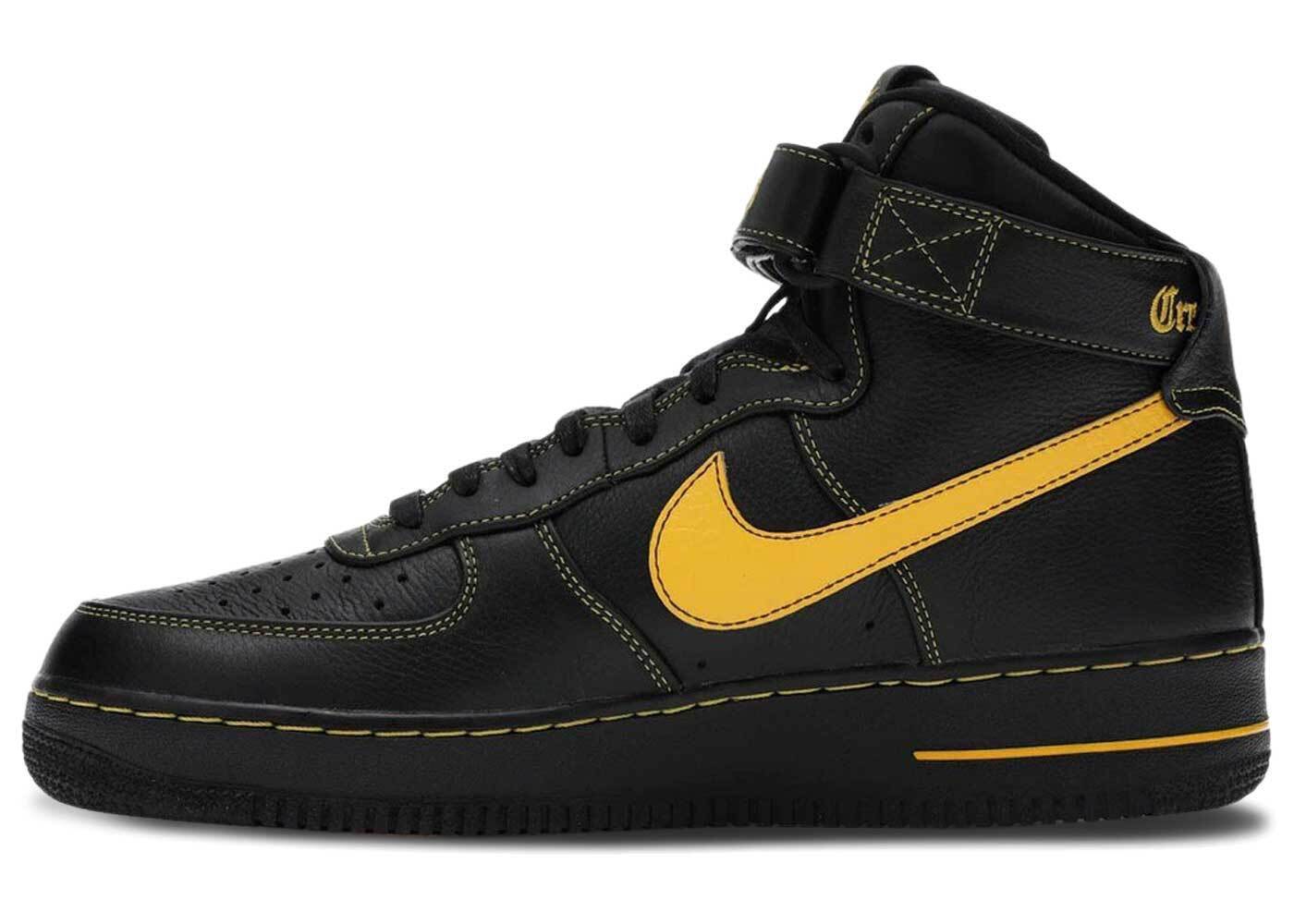 vlone black air forces