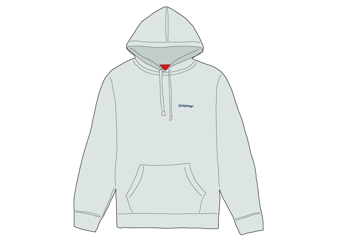 Supreme Mary Hooded Sweatshirt Pale