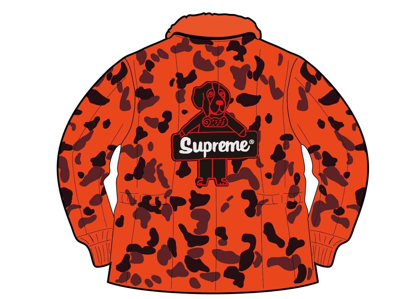 supreme orange jacket