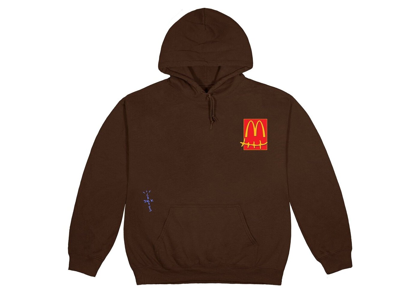 Travis Scott x McDonald's Cactus Pack Sticker Hoodie Brown ...