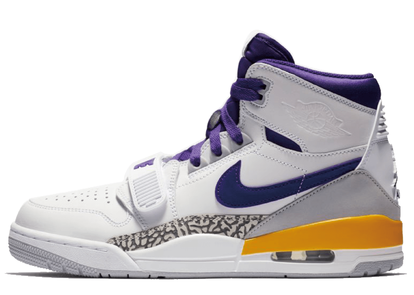 Nike Air Jordan Legacy 312 Field Purple Amarillo Whiteの写真