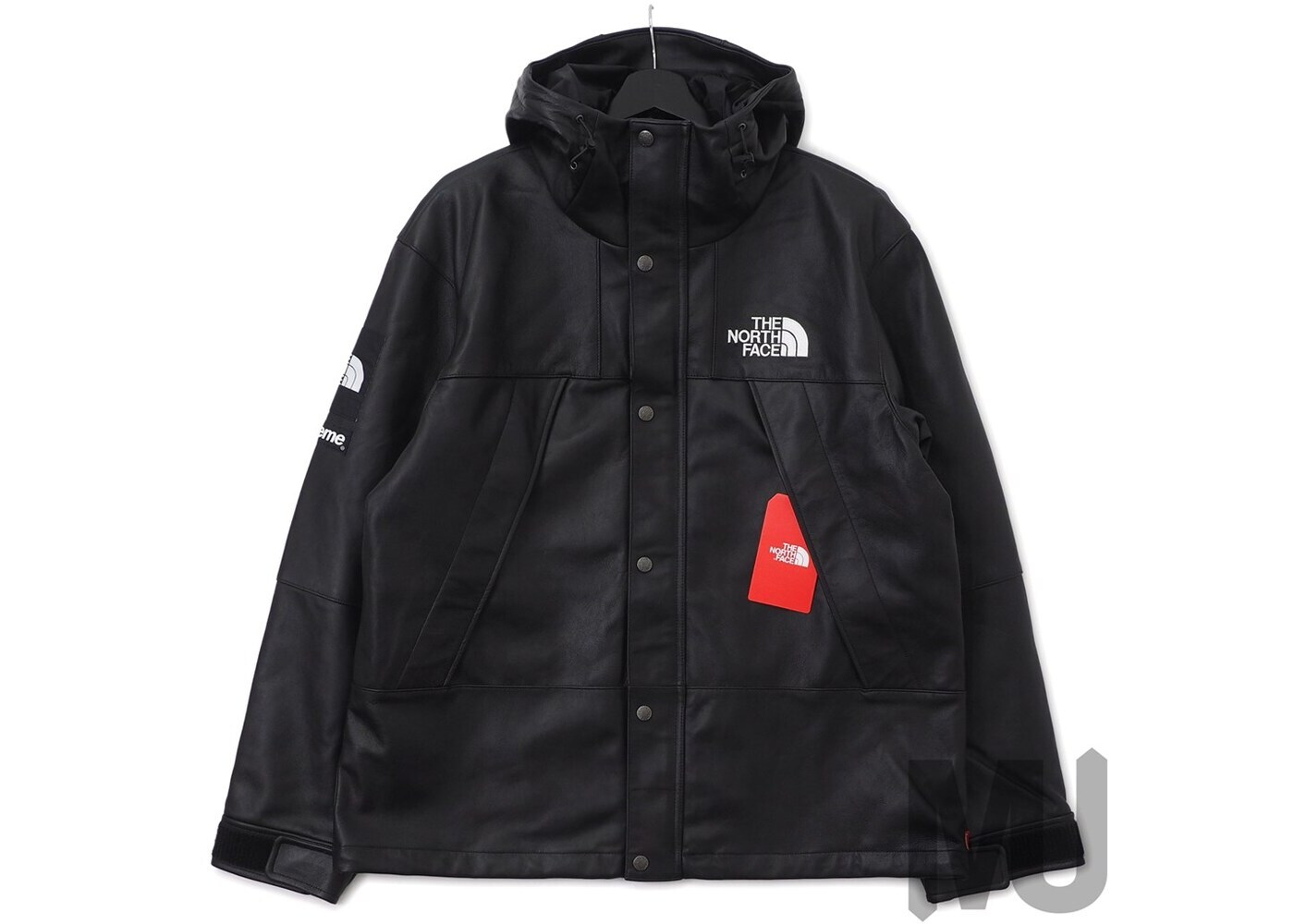 leather supreme north face