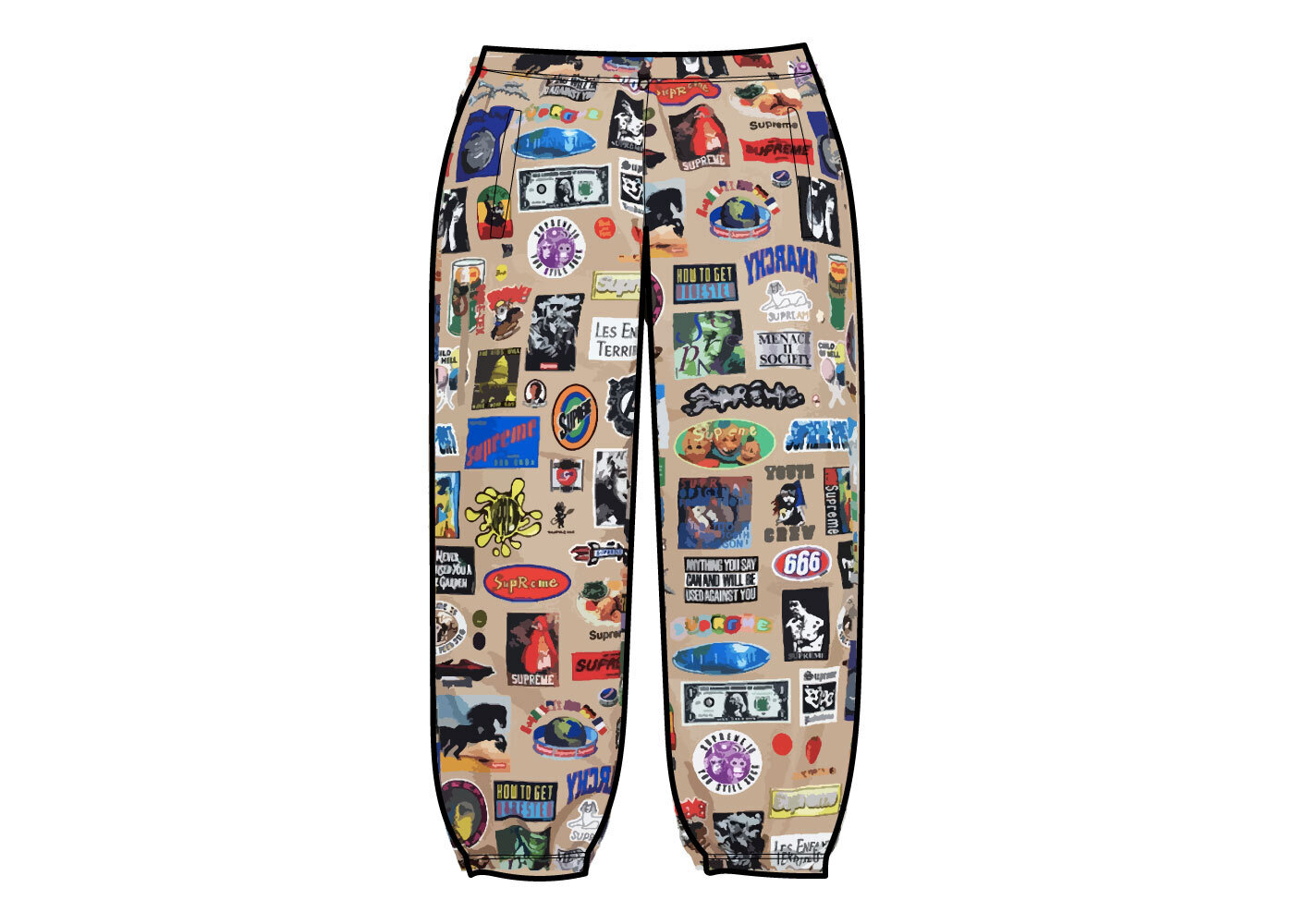 Supreme GORETEX Stickers Pant (SS21) Tan 相場・プレ値情報 モノカブ