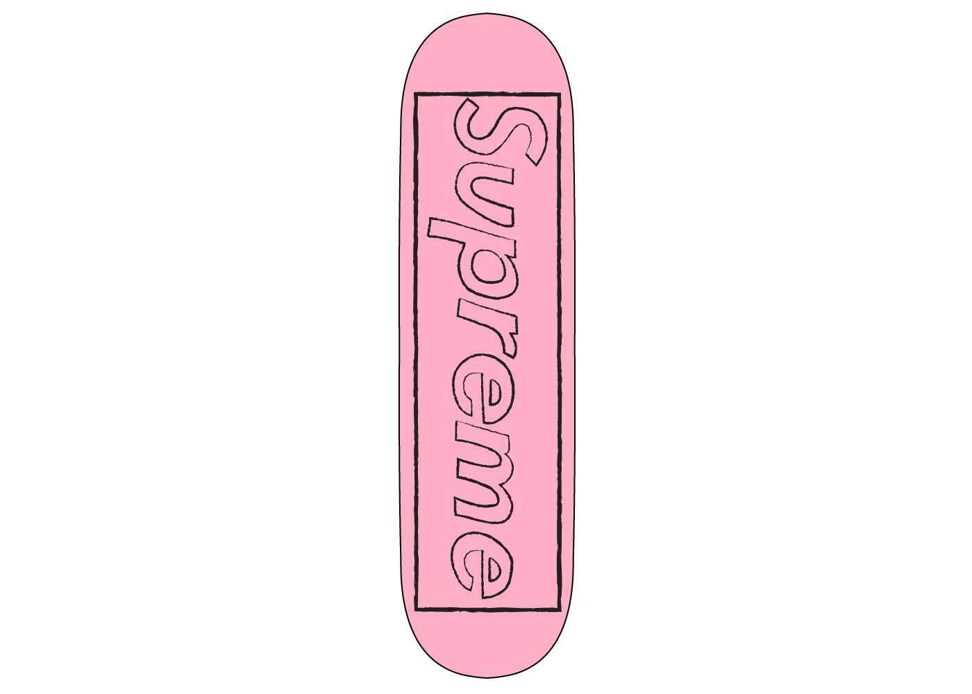 Supreme KAWS Chalk Logo Skateboard 